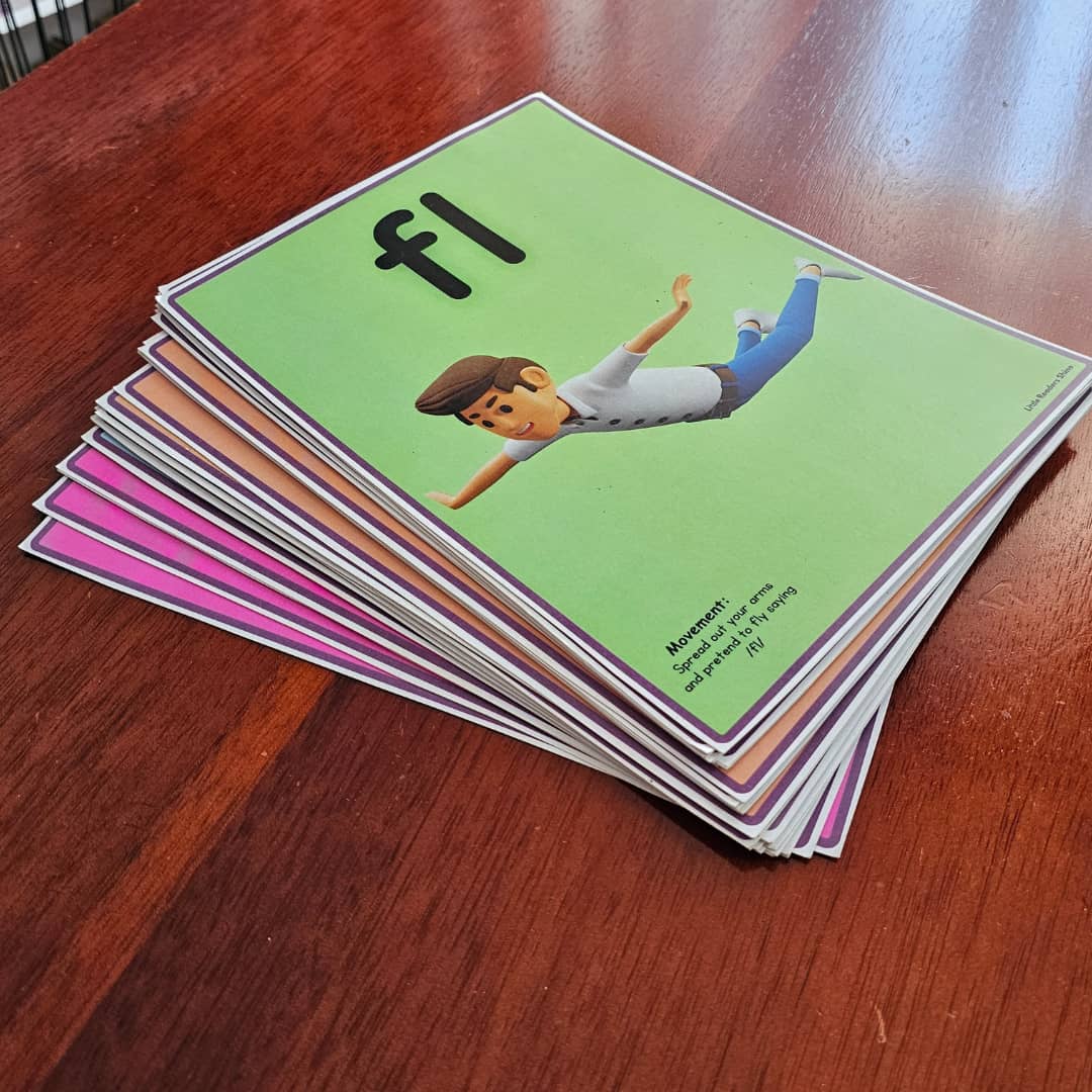 PHASE 4 CONSONANT BLENDS BIG FLASH CARDS