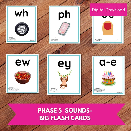 PHASE 5 SOUNDS BIG FLASH CARDS